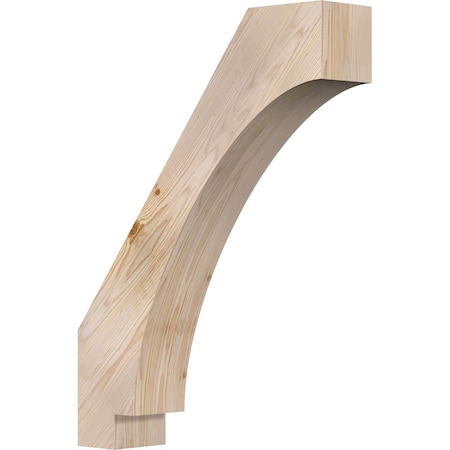 Ekena Millwork 5 1/2"W x 24"D x 32"H Imperial Smooth Knee Brace, Douglas Fir BRC06X24X32IMP00SDF